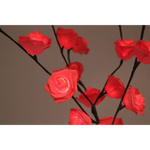 1 Set of 50cm H 20 LED Red Rose Tree Branch Stem Fairy Light Wedding Event Party Function Table Vase Centrepiece
