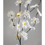 1 Set of 50cm H 20 LED White Frangipani Tree Branch Stem Fairy Light Wedding Event Party Function Table Vase