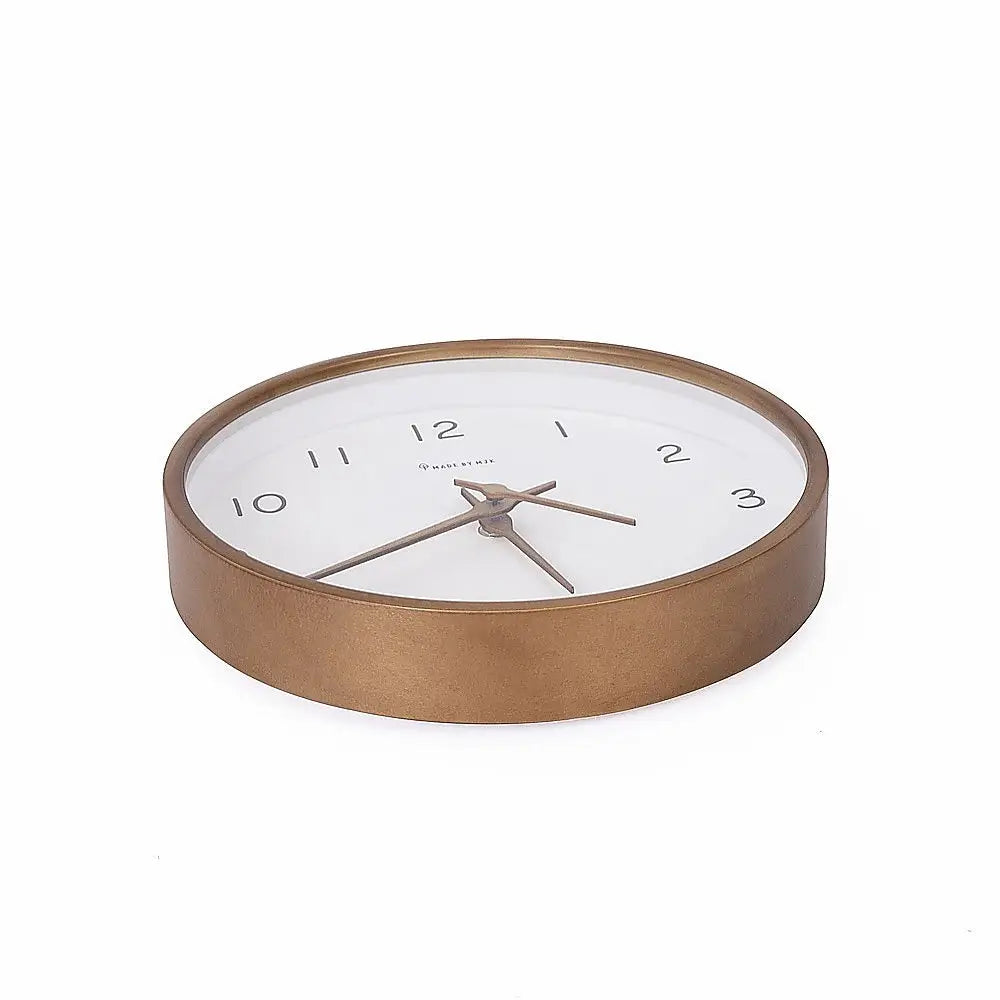 10’’ Clock Wooden Modern Wall Art - Home & Garden > Decor