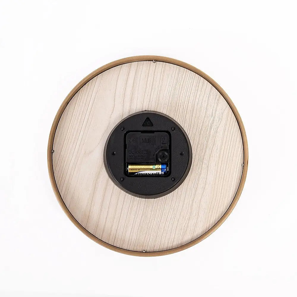 10’’ Clock Wooden Modern Wall Art - Home & Garden > Decor