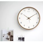 10’’ Clock Wooden Modern Wall Art - Home & Garden > Decor