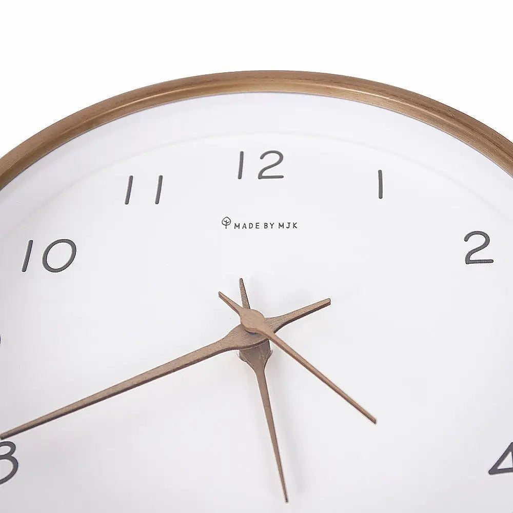 10’’ Clock Wooden Modern Wall Art - Home & Garden > Decor