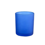 10 Pack Blue Frosted Glass Votive Tealight Candle Holders House Party Cenrepiece Xmas Wedding Decor Glass Candlestick