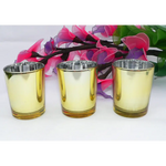 10 Pack Gold Votive Tealight Candle Holders Valentines Day Mercury Wedding Decor Glass Candlestick Party Decorations
