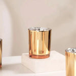 10 Pack Gold Votive Tealight Candle Holders Valentines Day Mercury Wedding Decor Glass Candlestick Party Decorations