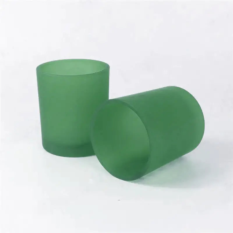 10 Pack Green Frosted Glass Votive Candle Holders Table Centreoieces Xmas Wedding Anniversary Event Recption Party