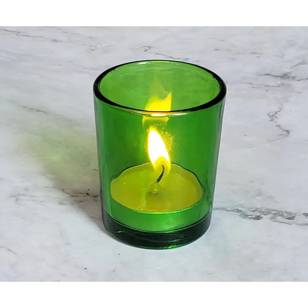 10 Pack Green Glass Votive Candle Holders Table Centreoieces Xmas Wedding Anniversary Event Recption Party Function