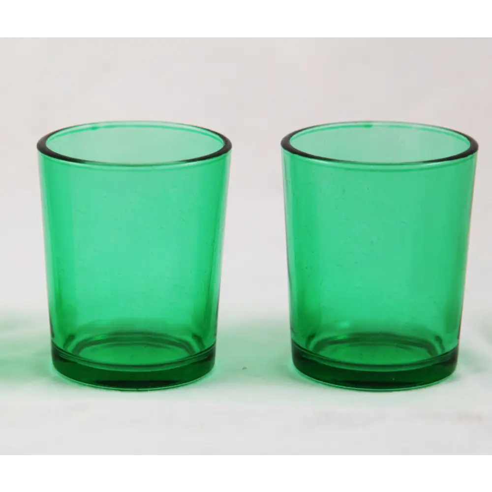 10 Pack Green Glass Votive Candle Holders Table Centreoieces Xmas Wedding Anniversary Event Recption Party Function