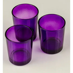 10 Pack Purple Glass Votive Tealight Candle Holders House Party Cenrepiece Xmas Wedding Decor Glass Candlestick Party
