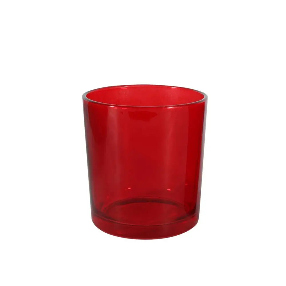 10 Pack Red Glass Votive Tealight Candle Holders House Party Cenrepiece Xmas Wedding Decor Glass Candlestick Party