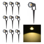 10PCS 12V LED Waterproof Outdoor Garden Spotlights Landscape Light Flood Lights - Home & Garden > Garden Lights