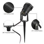 10PCS 12V LED Waterproof Outdoor Garden Spotlights Landscape Light Flood Lights - Home & Garden > Garden Lights