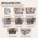 10 Piece Premium Acrylic Shoe Box Sneaker Display Storage Case Boxes Magnetic Door Au - Furniture > Living Room > Shoe