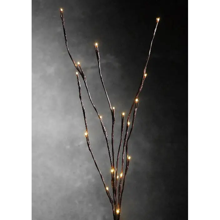 10 Sets of LED Light Bunch Stem - Warm White BATTERY fairy lights - 50cm high 20 bulbs/petals - Home & Garden > Decor >