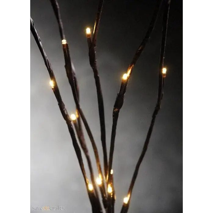 10 Sets of LED Light Bunch Stem - Warm White BATTERY fairy lights - 50cm high 20 bulbs/petals - Home & Garden > Decor >