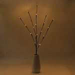 10 Sets of LED Light Bunch Stem - Warm White BATTERY fairy lights - 50cm high 20 bulbs/petals - Home & Garden > Decor >