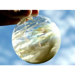 10 x Glass Bauble 6cm Diameter Round Clear with Silver Cap - table or tree centrepice personal memory theme craft gift