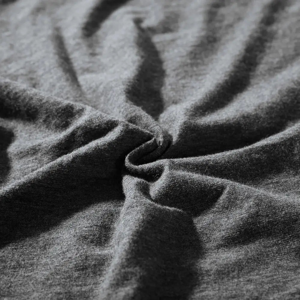 100% Jersey Cotton Quilt Cover Set - Black Marble - Single - Home & Garden > Bedding > Quilts & Duvets