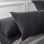 100% Jersey Cotton Quilt Cover Set - Black Marble - Super King - Home & Garden > Bedding > Quilts & Duvets