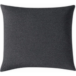 100% Jersey Cotton Soft Breathable Fabrication Stretch European Pillowcase - Black Marble - Home & Garden > Bedding >