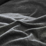 100% Jersey Cotton Soft Stretchy Breathable Fitted Sheet - Black Marble - Double Size - Home & Garden > Bedding > Bed