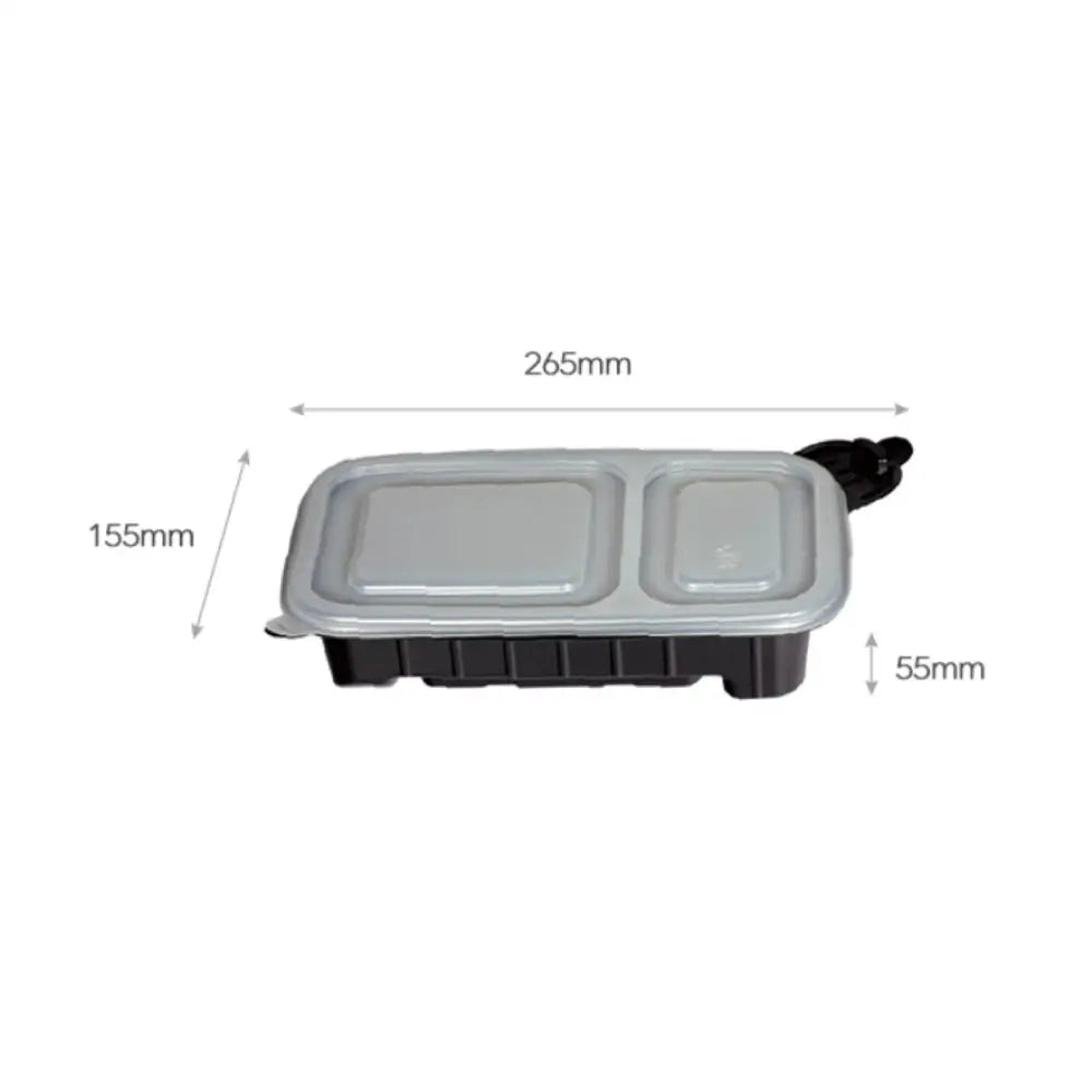 100 Pack Dalat Heating Lunch Box Container 26cm B + Heating Bag - Home & Garden > Kitchenware