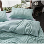 100% Premium Microfibre Tufted Standard Pillowcases - Set of 2 Luxurious Standard Pillow Cover with Elegant Design