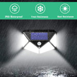 100 Waterproof LED Motion Sensor Solar Security Lights Outdoor (2pack) - Home & Garden > Garden Lights
