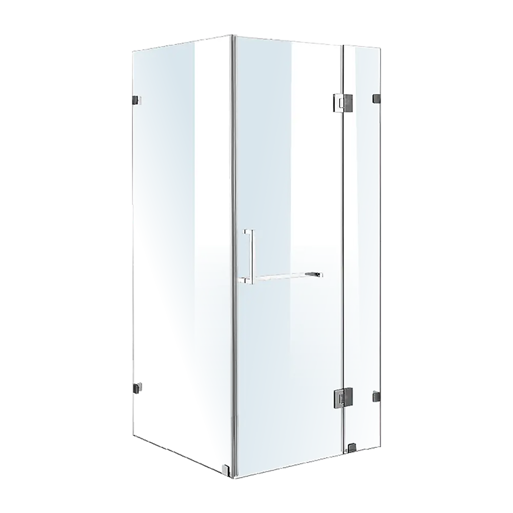 1000 x 800mm Frameless 10mm Glass Shower Screen By Della Francesca - Furniture > Bathroom > Shower Heads & Screens