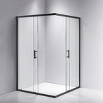 1000 x 900mm Sliding Door Nano Safety Glass Shower Screen By Della Francesca - Furniture > Bathroom > Shower Heads &