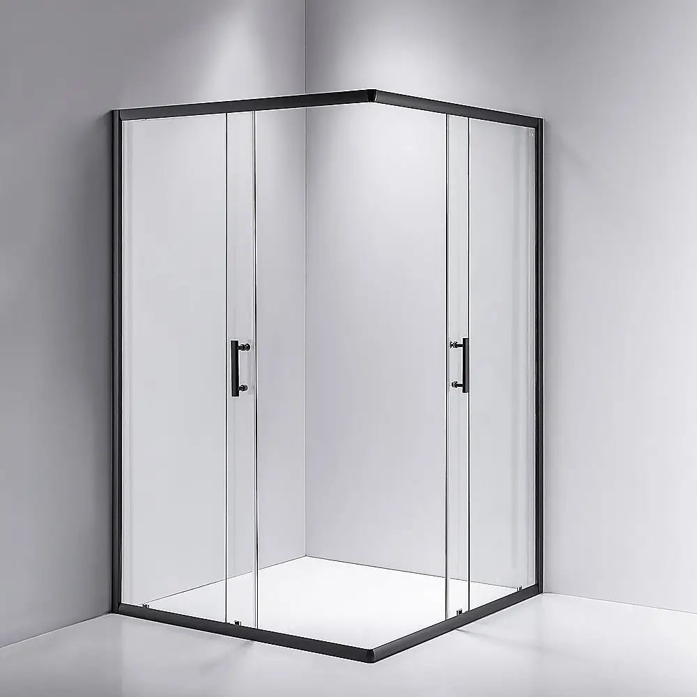 1000 x 900mm Sliding Door Nano Safety Glass Shower Screen By Della Francesca - Furniture > Bathroom > Shower Heads &