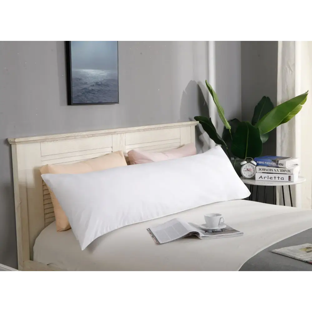 1000TC Premium Ultra Soft Body Pillowcase - White - Home & Garden > Bedding