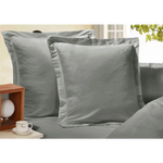 1000TC Premium Ultra Soft European Pillowcases 2-Pack Grey - Home & Garden > Bedding > Pillowcases