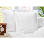 1000TC Premium Ultra Soft European Pillowcases 2-Pack White - Home & Garden > Bedding > Pillowcases