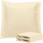 1000TC Premium Ultra Soft European Pillowcases 2-Pack Yellow Cream - Home & Garden > Bedding > Pillowcases