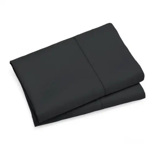 1000TC Premium Ultra Soft Standrad size Pillowcases 2-Pack - Black - Home & Garden > Bedding > Pillowcases