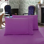 1000TC Premium Ultra Soft Standrad size Pillowcases 2-Pack - Purple - Home & Garden > Bedding > Pillowcases