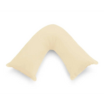 1000TC Premium Ultra Soft V SHAPE Pillowcase - Yellow Cream - Home & Garden > Bedding