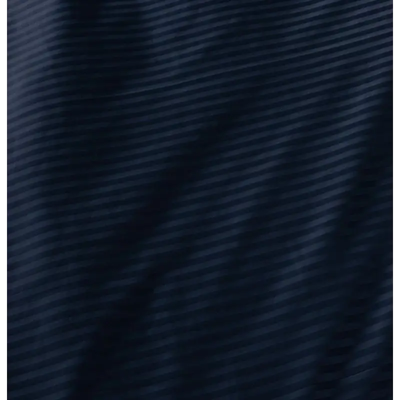 1000TC Ultra Soft Striped King Size Midnight Blue Duvet Quilt Cover Set - Home & Garden > Bedding