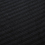 1000TC Ultra Soft Striped Super King Size Black Duvet Quilt Cover Set - Home & Garden > Bedding