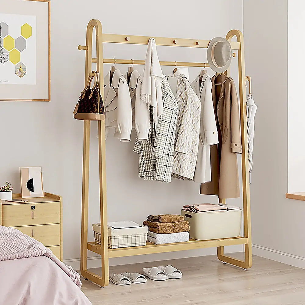 100cm Clothes Rack Slim Stylish Space Saving - Home & Garden > Storage > Clothing & Wardrobe Storage