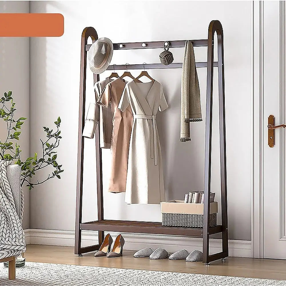100cm Clothes Rack Slim Stylish Space Saving - Home & Garden > Storage > Clothing & Wardrobe Storage
