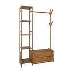 100cm Clothes Rack Stand Storage Shelves Modern Coat Tree - Home & Garden > Storage > Clothing & Wardrobe Storage