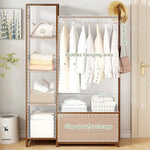 100cm Clothes Rack Stand Storage Shelves Modern Coat Tree - Home & Garden > Storage > Clothing & Wardrobe Storage