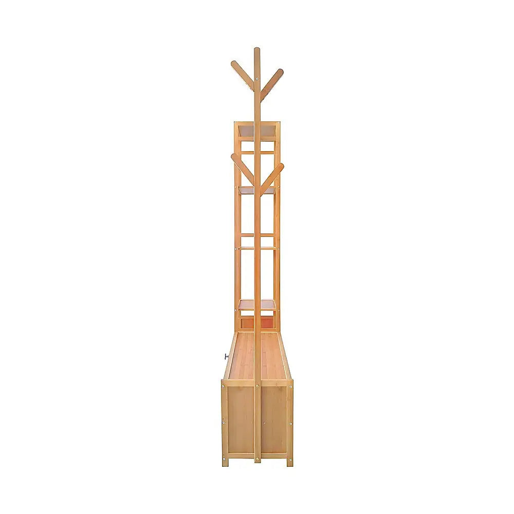 100cm Clothes Rack Stand Storage Shelves Modern Coat Tree - Home & Garden > Storage > Clothing & Wardrobe Storage
