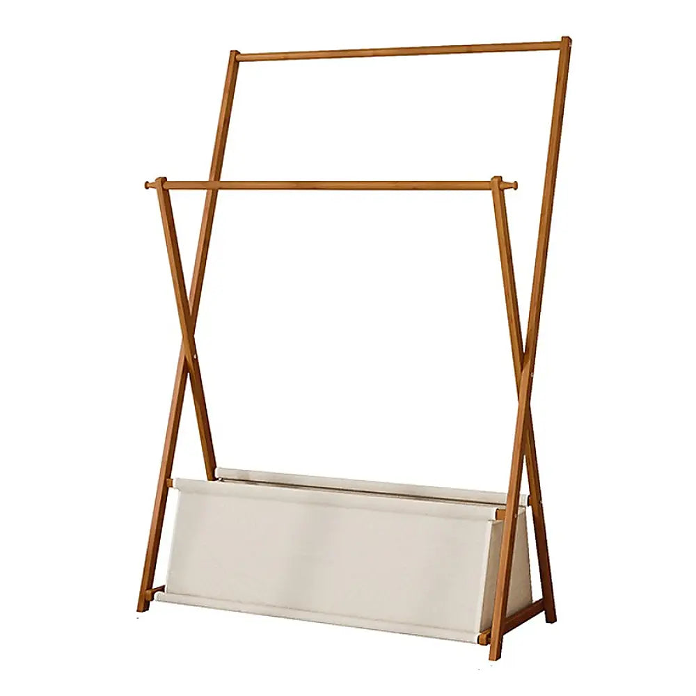 100cm Clothes Rail Rack Rack Garment Rack Freestanding Hanger Bedroom Clothing Rack With Lower Storage Shelf - Home &