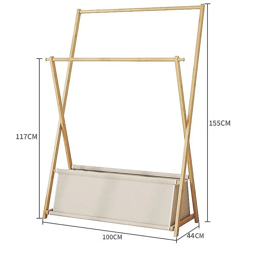 100cm Clothes Rail Rack Rack Garment Rack Freestanding Hanger Bedroom Clothing Rack With Lower Storage Shelf - Home &