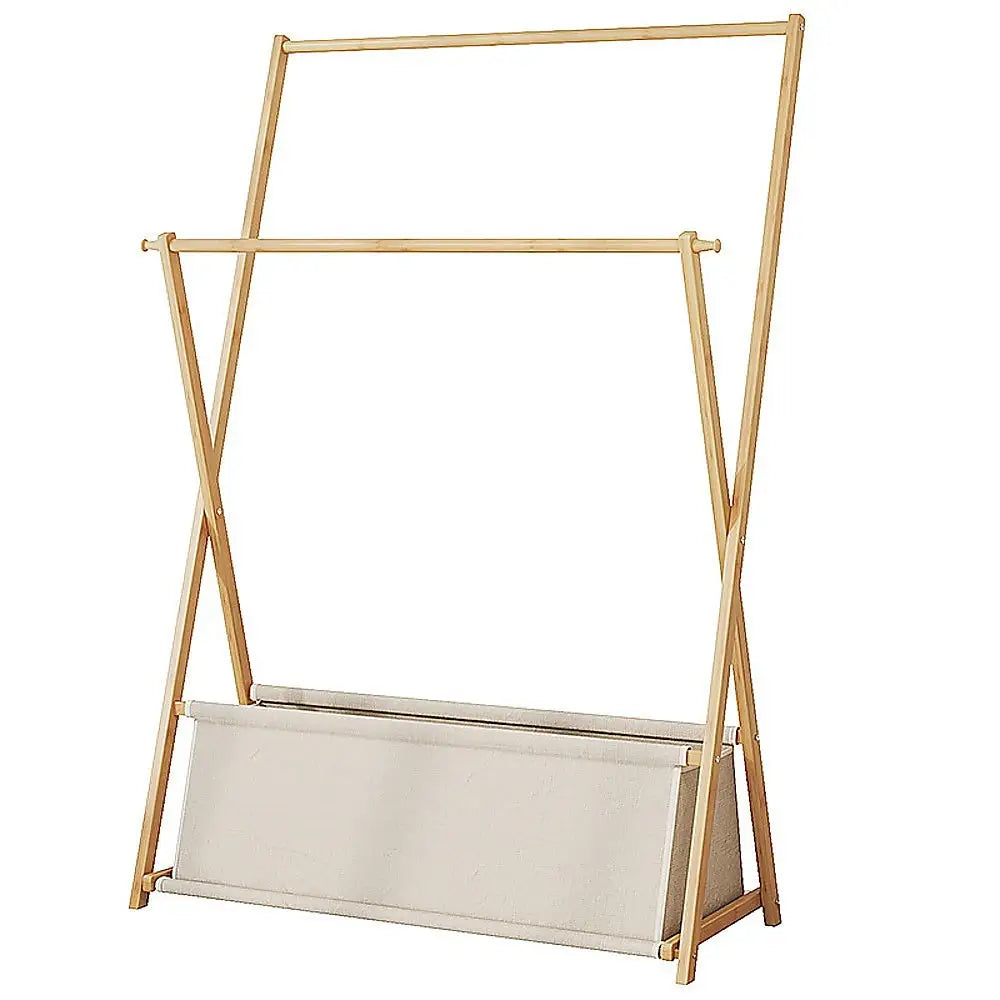 100cm Clothes Rail Rack Rack Garment Rack Freestanding Hanger Bedroom Clothing Rack With Lower Storage Shelf - Home &