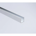 100cm Wall to Wall Frameless Shower Screen with Chrome Channel and SS Hinges - Furniture > Bathroom > Shower Heads &