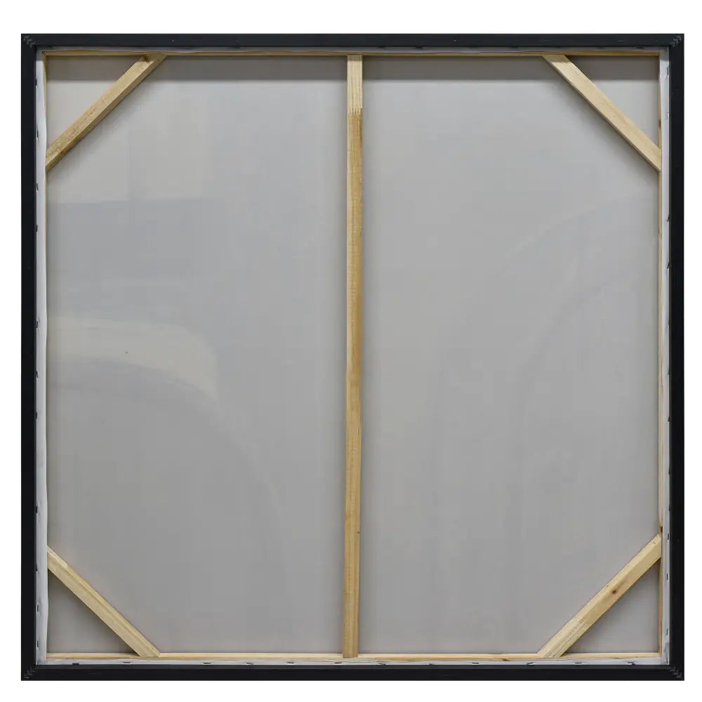 100X100cm Duality Dance Champagne Framed Hand Painted Canvas 3D Wall Art - Home & Garden > Wall Art